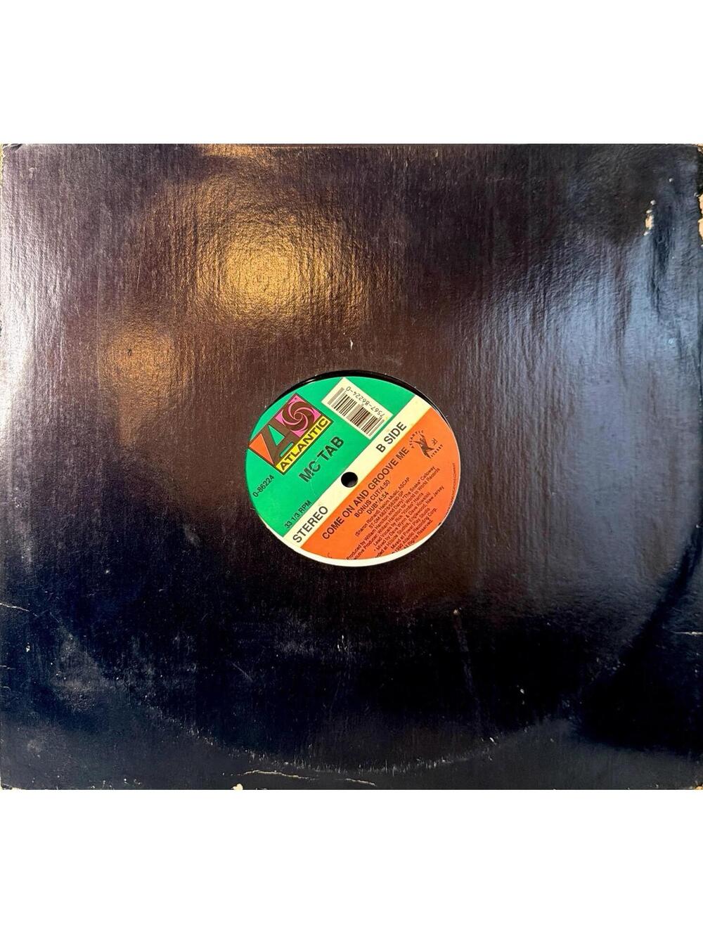 MC Tab – To Be Real 12” Atlantic 0-86224 90s Hip House Dance Vinyl